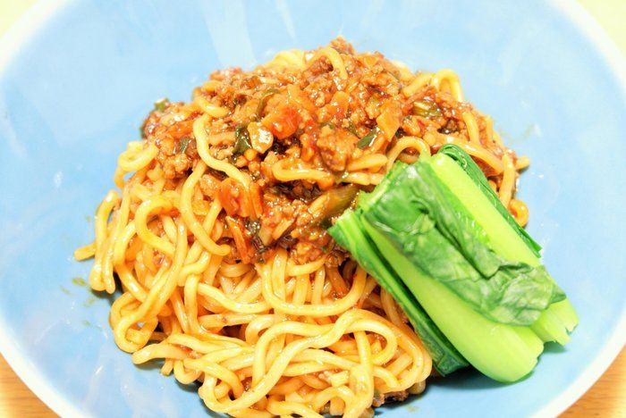 休みの日のサクッとご飯！ひき肉混ぜそば