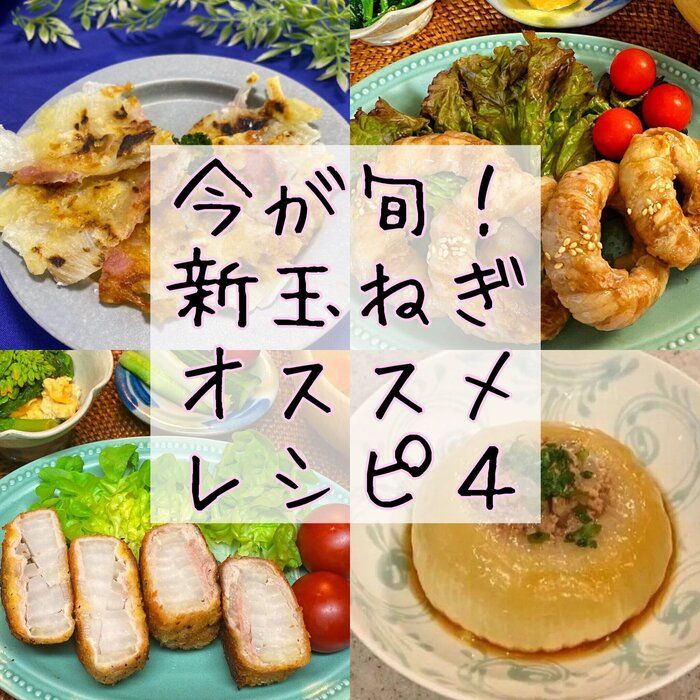 旬を味わう　新玉ねぎのおススメ料理４選