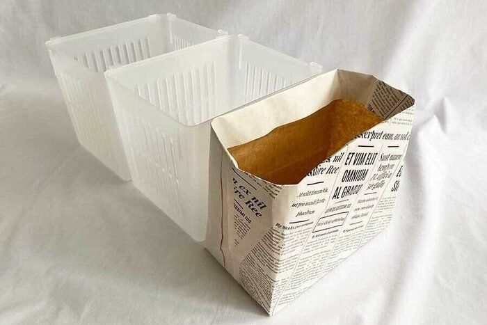 【100均で冷蔵庫整理】野菜室の整理にフレキシブルな紙製ストッカー