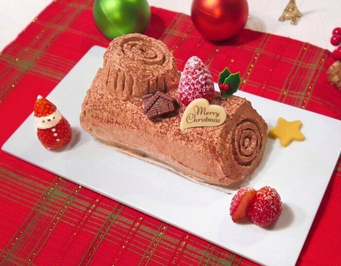 「まるごとバナナ」で超簡単！極上クリスマスケーキ【ブッシュ・ド・ノエル】のつくり方