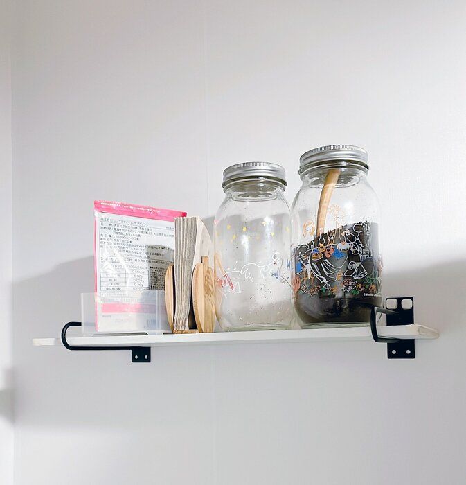 100均簡単DIYでほしい場所にウォールラックを作る！