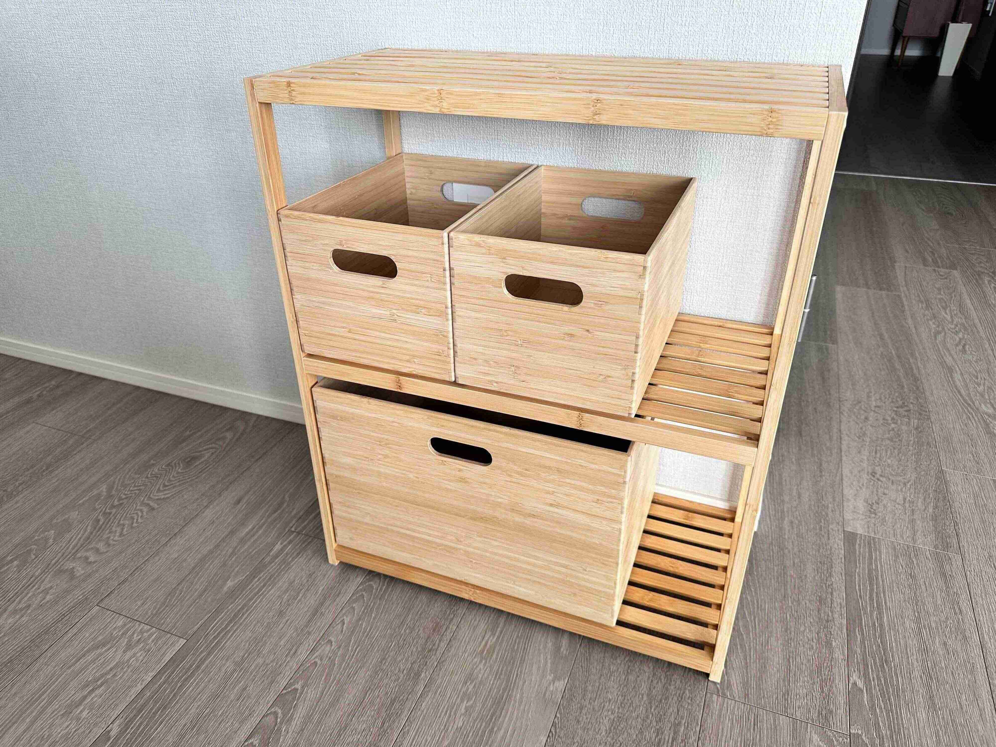 【無印良品】軽くて丈夫！そして安い！！手軽に模様替えが楽しめるフリーラック3段