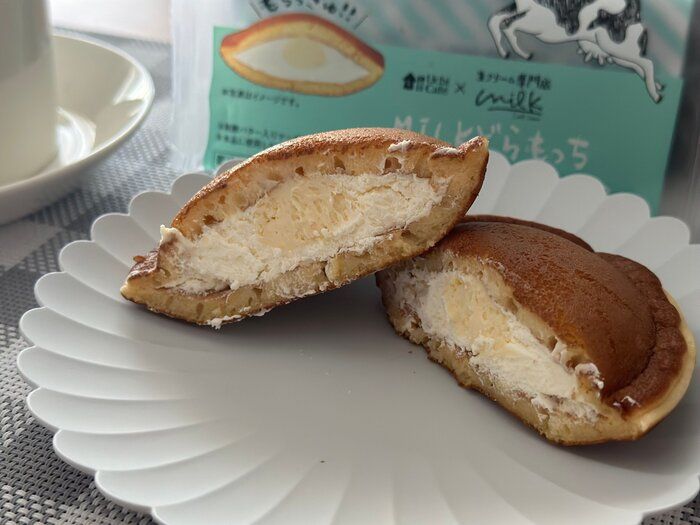 【ローソン】モッチモチ生地の中にギュギュッと詰まったミルク&香るバターのクリームが絶品の限定コラボスイーツ