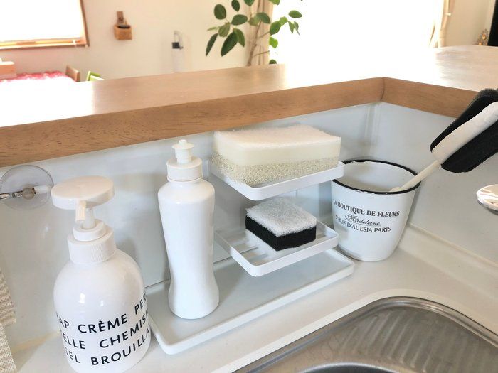 掃除の手間が激減！キッチンスポンジの便利すぎる収納術