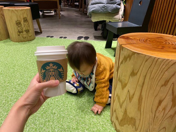 子連れでスタバへ行こう！【芝生スペースのある目黒店】
