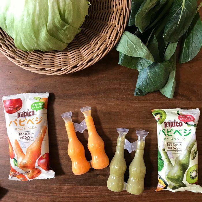 ぱぴこページ パピコから新提案！1日不足分の野菜62g相当が摂れる※ パピコ