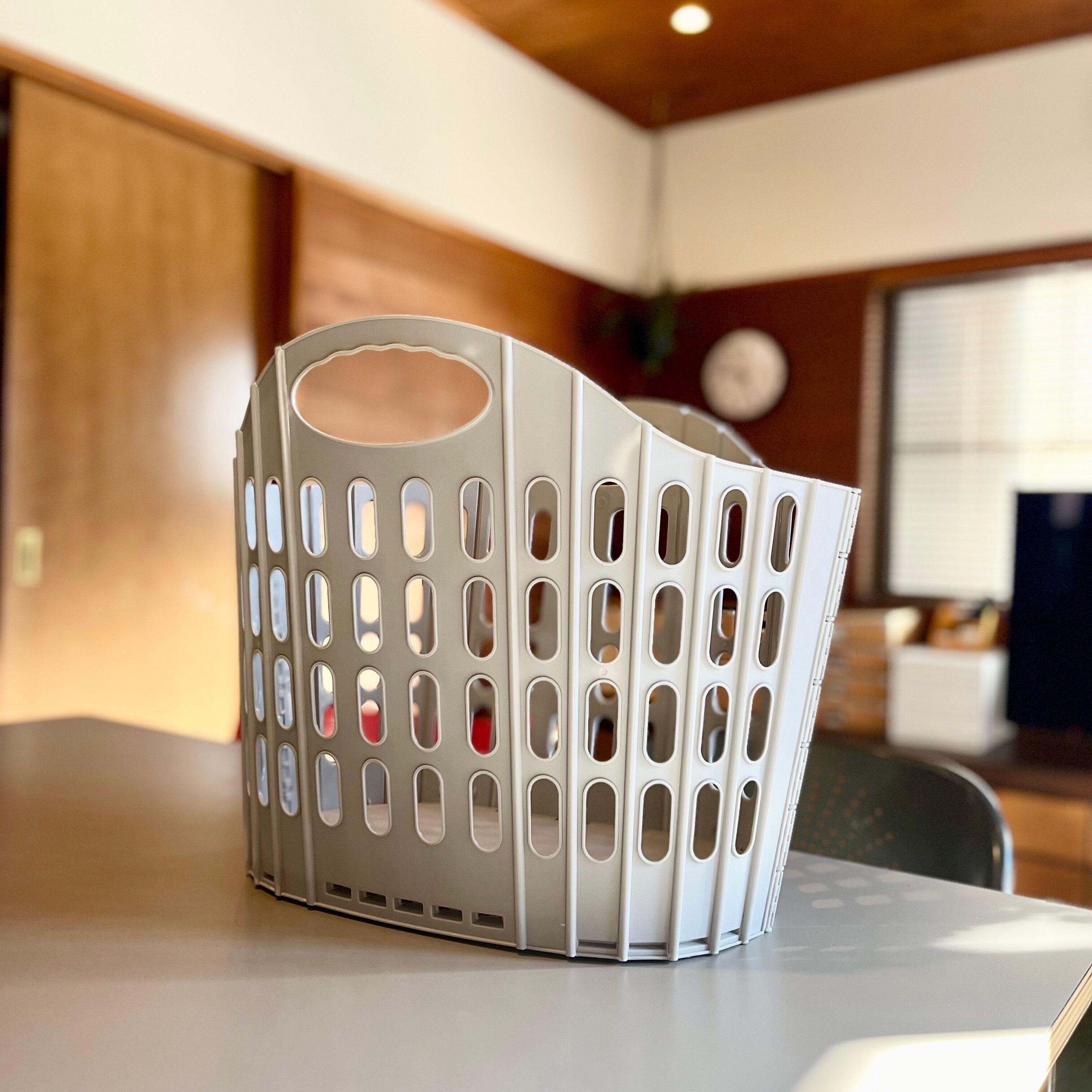 【毎日の家事がスッキリ】脱衣所のミニマル化に最適な洗濯カゴ