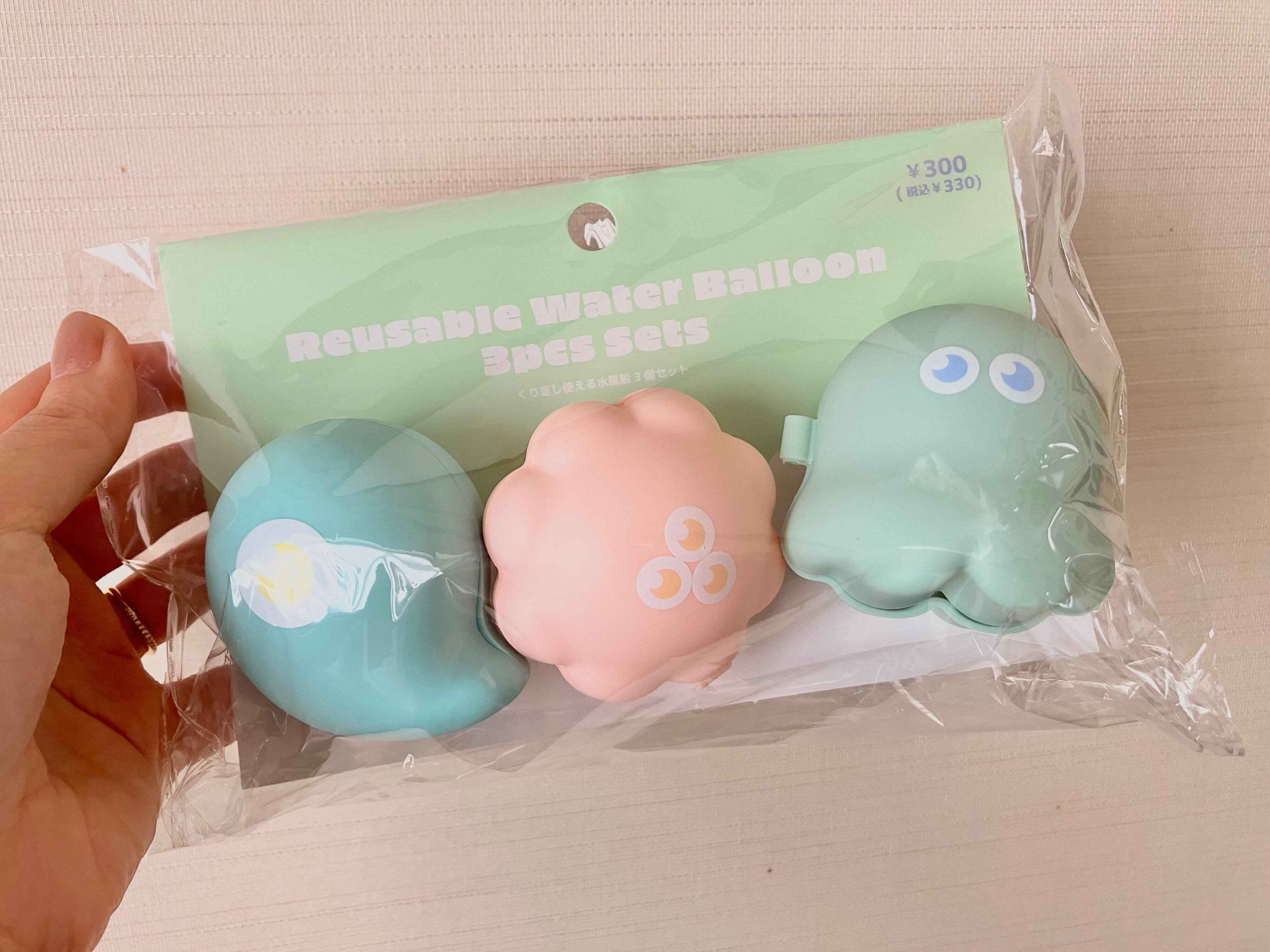 1回買えばずっと遊べる！【3COINS】子どもも嬉しい可愛い見た目の繰り返し使える水風船!!