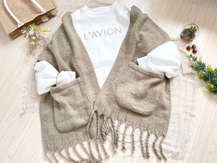 【しまむら】大人気！秋冬ファッションに大活躍のポケット付きストール！