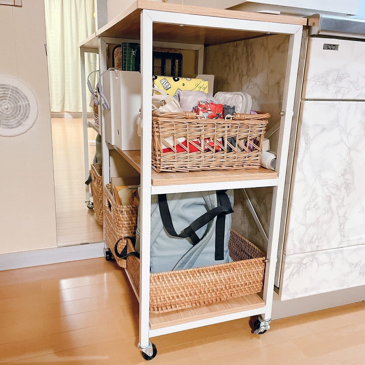 フックにかけるのすら続かなかったずぼら主婦のバッグ置き場解決策