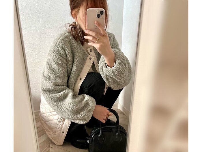 【しまむら】春先まで大活躍間違いなし！ボア×キルトドッキングジャケット