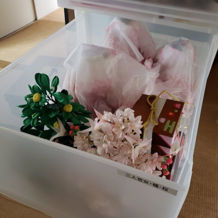 無印良品アイテムを使って雛人形をラクに簡単に収納 サンキュ Style