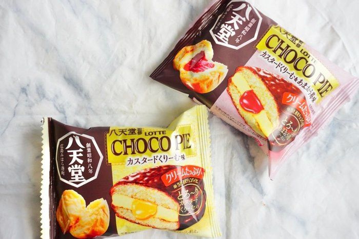 八天堂とチョコパイがコラボ！税込97円とワンコインでおつりがかえってくるおやつ♡