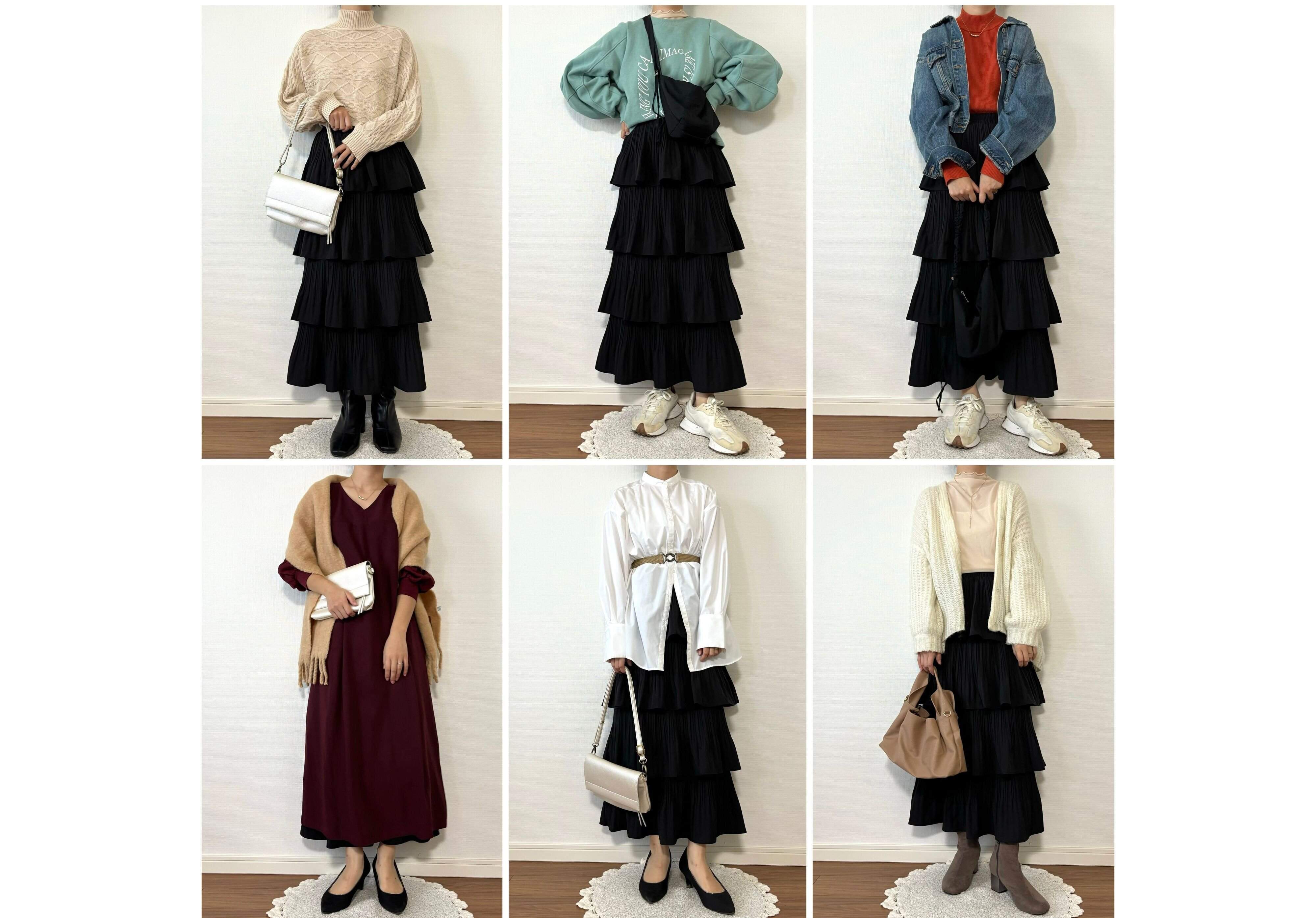 【フリルスカート】で大人コーデにチャレンジ！スタイルアップも狙えてオケージョンまでいけちゃう！？