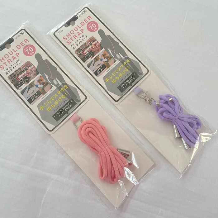 【キャンドゥ】買えたら超ラッキー！話題の肩掛けストラップにパステルカラー新登場！