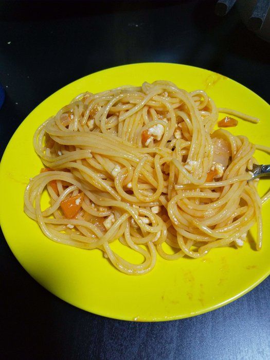 突然始まった休校をせっかくだから楽しもう！１、2、3で簡単ホットプレートパスタ