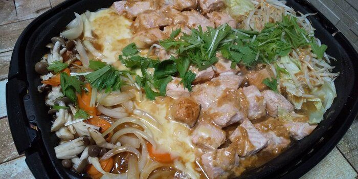 【鮭のチーズタッカルビ風】楽うま！ホットプレート料理