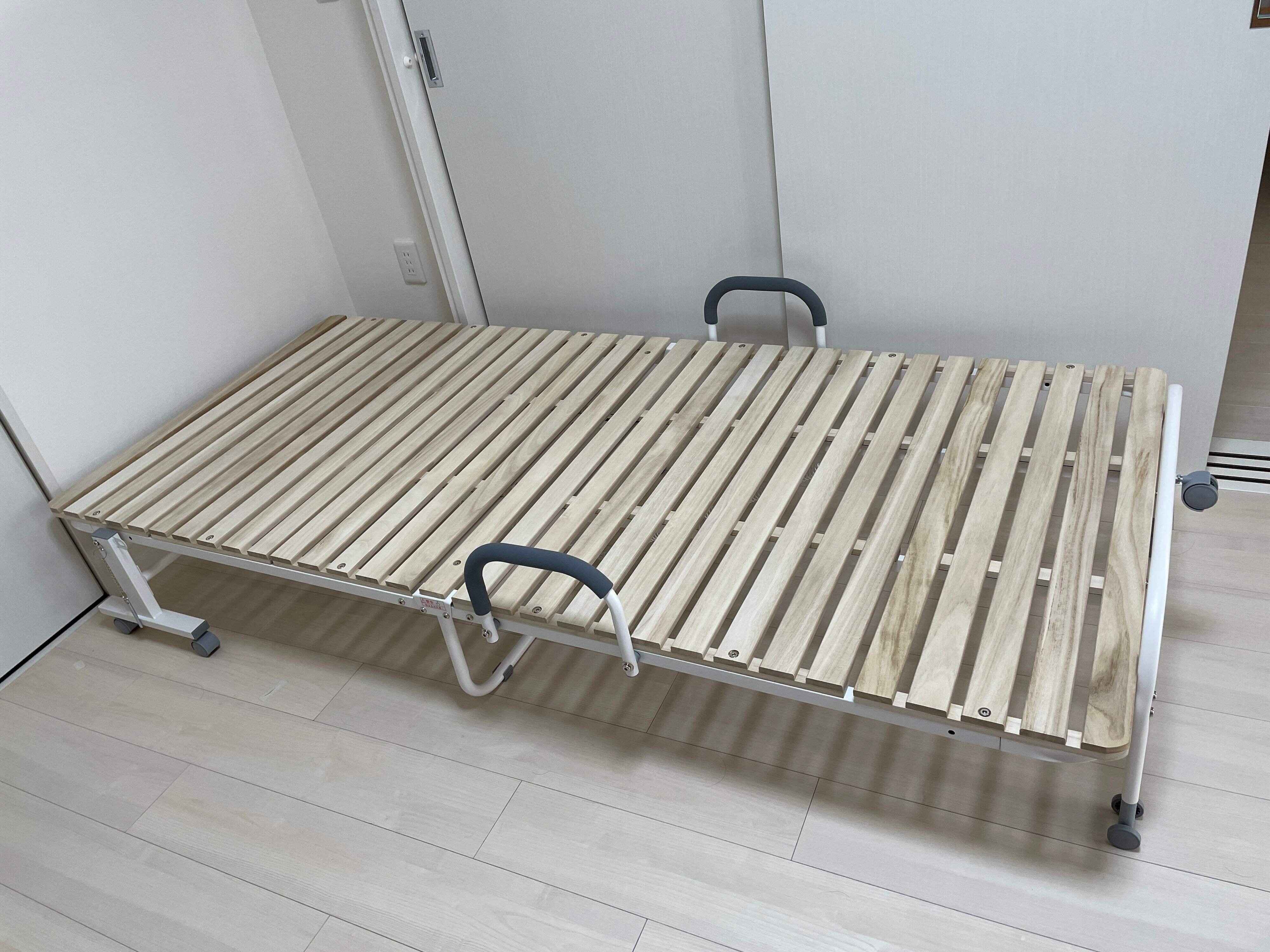 【楽天】部屋が狭い我が家！折りたたみベッドを選びました！