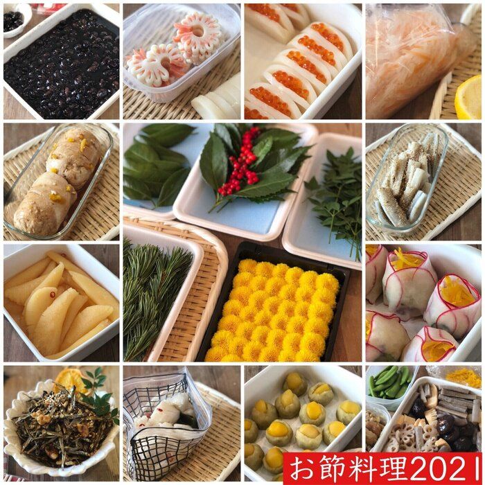 お節料理を３０年作り続けた兼業主婦が辿り着いた見た目UP⬆︎のアイデア！