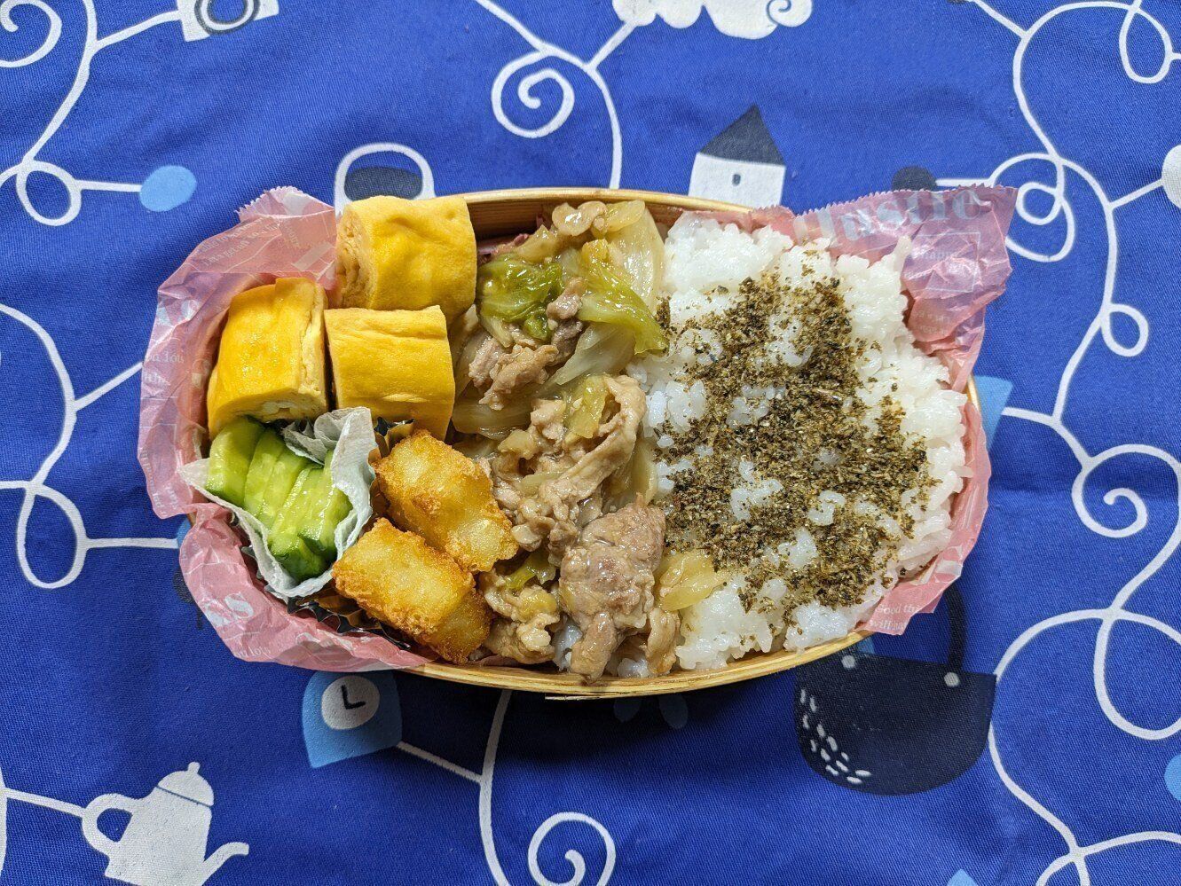 【お弁当】本日も節約弁当なり１