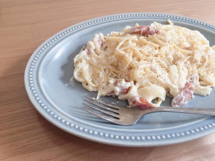 ズボラ流！ホワイトソース作ったフライパンで？！