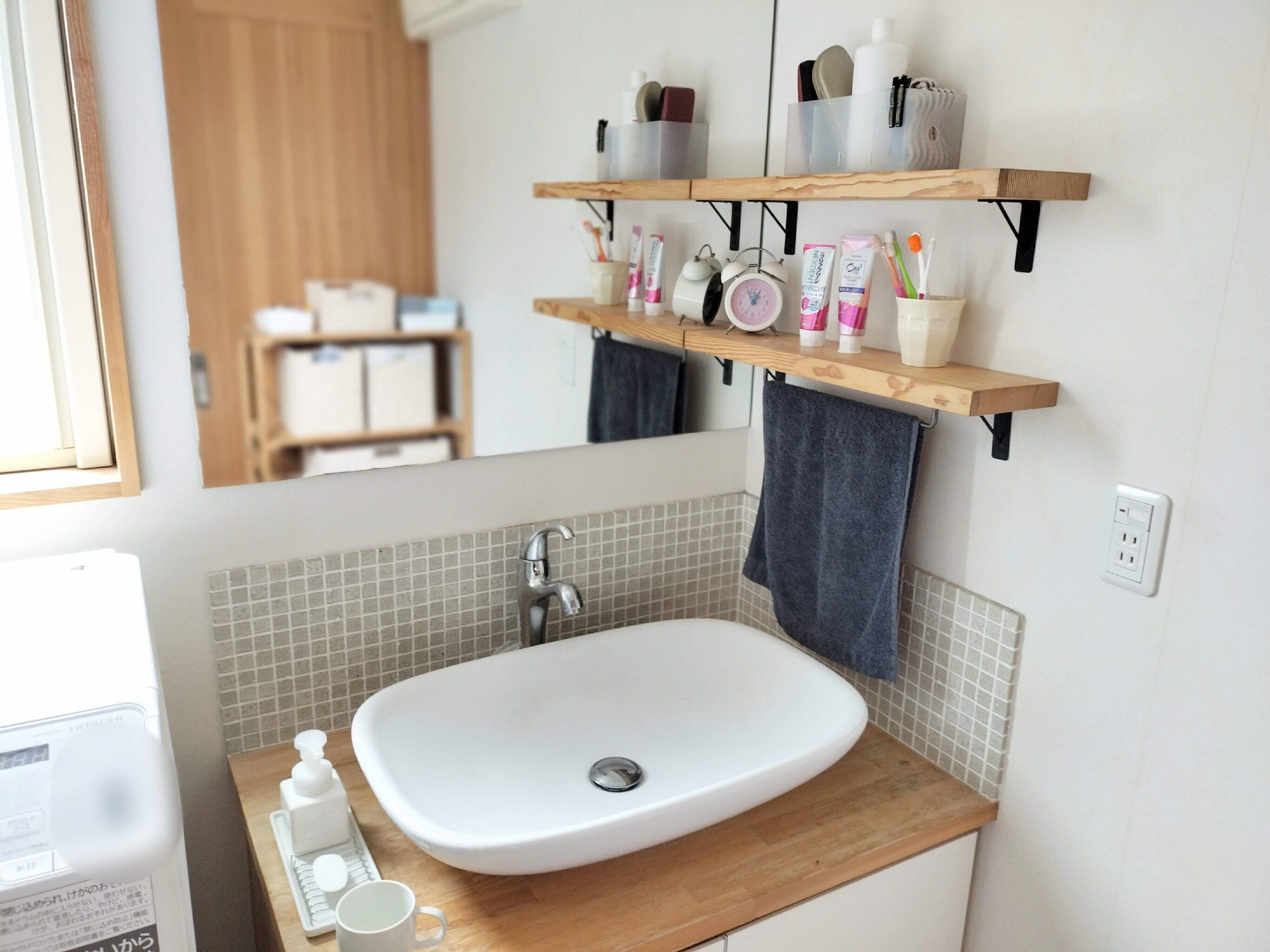 洗面所で大活躍！の無印良品