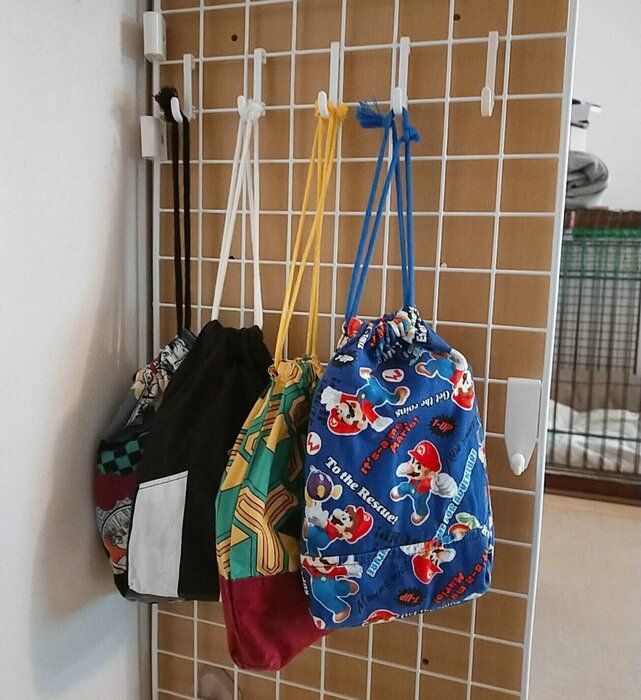 毎日必要な給食用ナフキン。出し忘れ、入れ忘れを防ぐ方法