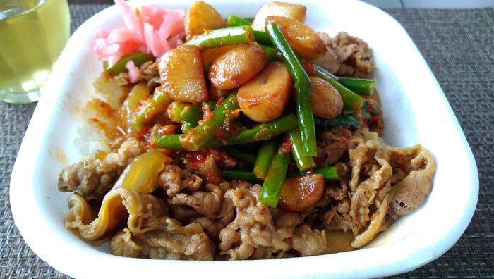 【すき家】今年もこの日を待っていました♪旨辛でスタミナ満点の『ニンニクの芽牛丼』！