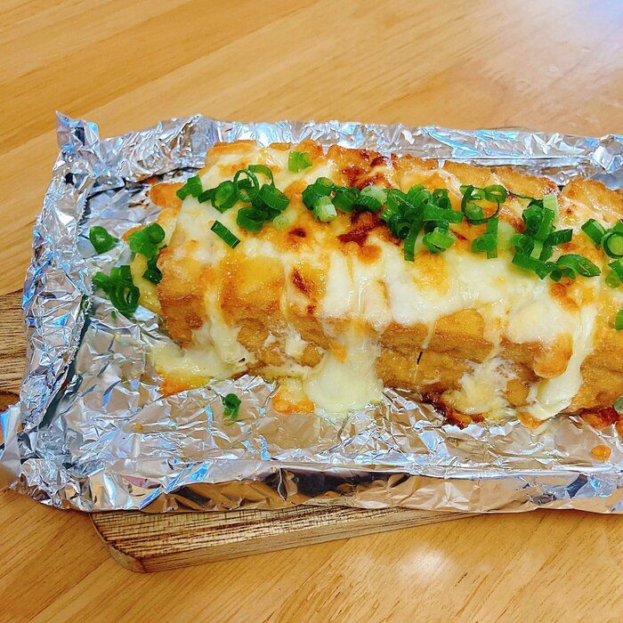 【ダイエットの味方にも】お腹大満足！厚揚げのみそマヨチーズハッセル