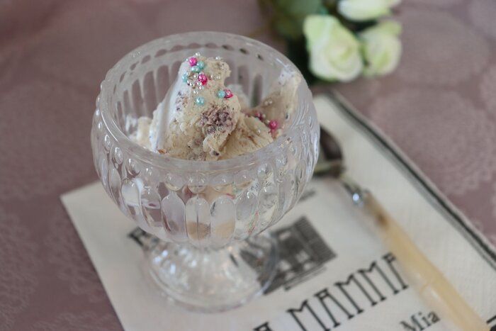 【しあわせイタリアン】暑い日につくりたい！作業時間３分の薔薇のジェラート