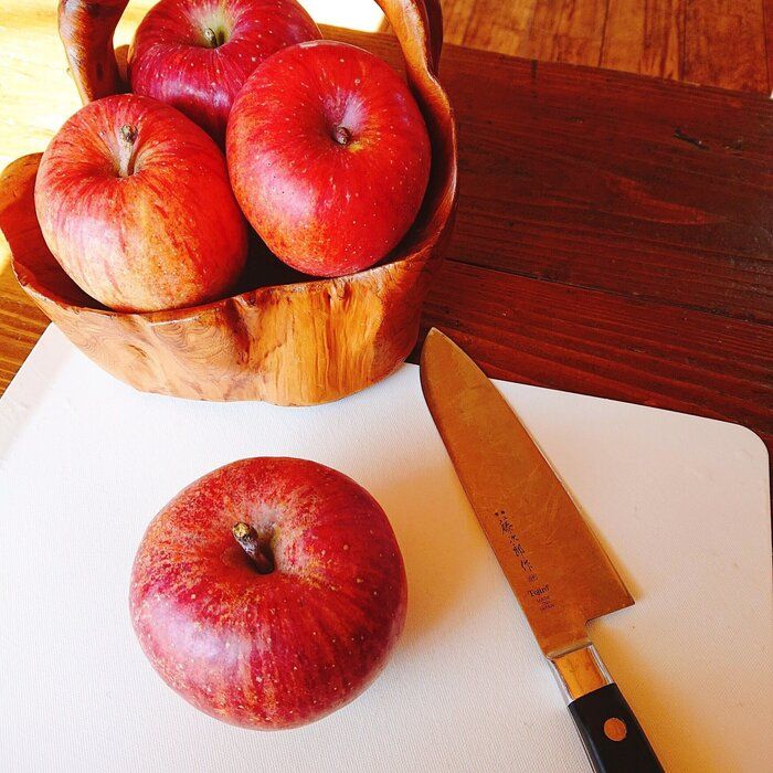 １分で完成！最速のりんごカット術