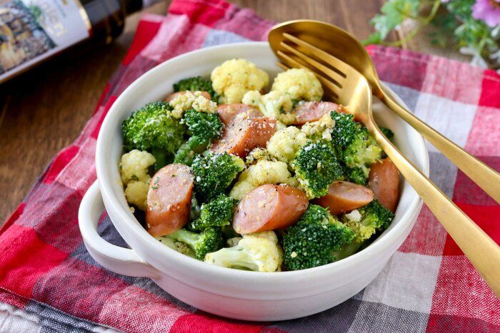 レンジで一発♪カリフラワーのホットサラダレシピ