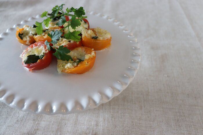 【１５分でイタリアン】モッツアレラがとろーり！カプレーゼのパン粉焼き