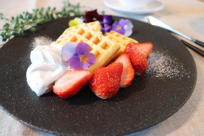 【簡単おやつ】サクサク美味しい米粉のアメリカンワッフル