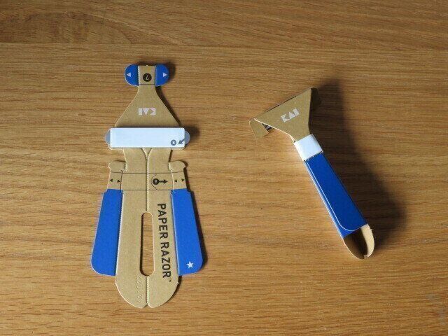 【脱プラ】ローソンで買える！貝印の紙カミソリを体当たり検証