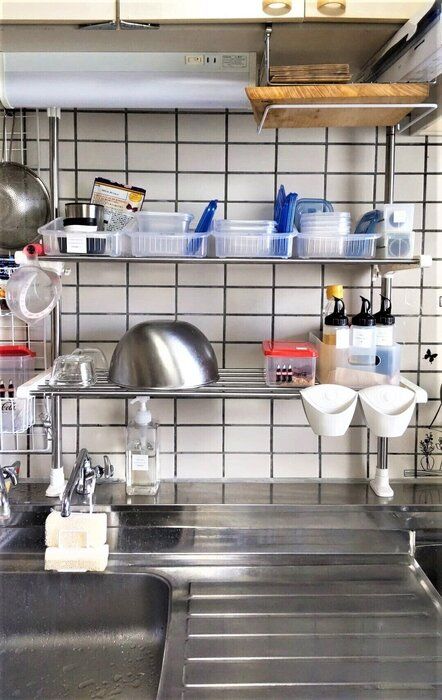 【キッチン収納】家事効率爆上がり！サッと出し入れしやすい収納の作り方