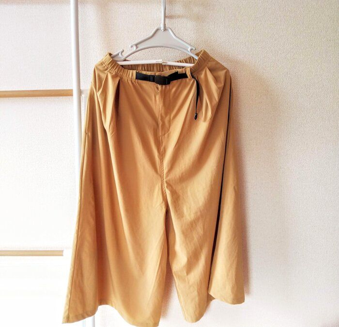 【ワークマン】紫外線90%以上カット！外でもウチでも使える、着心地サラサラのガウチョパンツ