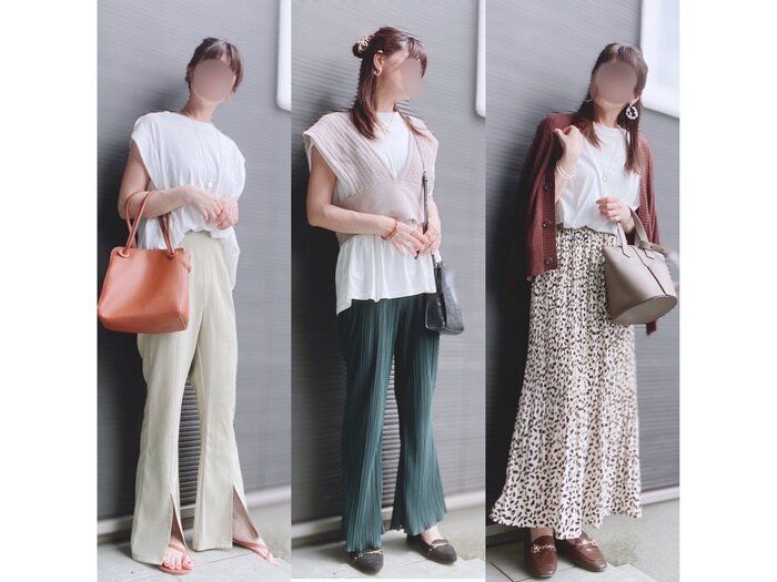 【全身プチプラ】みんな1枚は持ってる白Tシャツで！秋まで着られる3コーデ