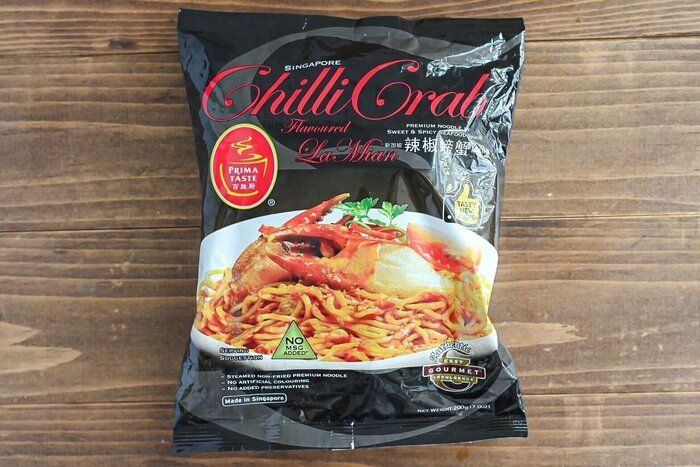 【カルディ】汁無し麺でシンガポールの「チリクラブ」を手軽に味わえる！＆カニなしで作れるお手軽レシピ