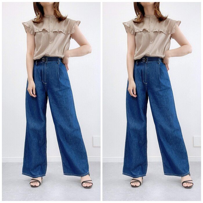 【GU】デニムなのに楽ちん履きやすい！？