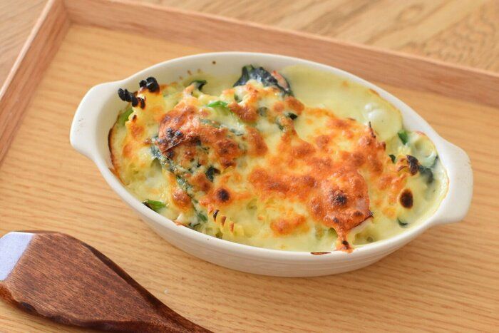 完成まで10分！業務スーパーの冷凍野菜で”栄養たっぷり時短グラタン”