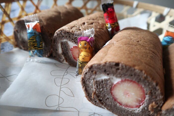 【簡単レシピ付き】節分は恵方巻ロールケーキをまるかぶり!