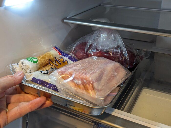 【冷蔵庫収納】アルミトレイを使った収納から始めてみませんか？