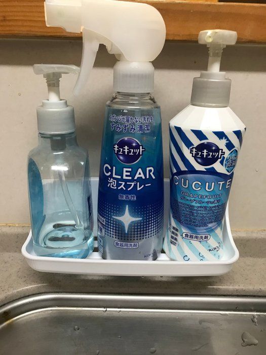 詰め替えなくてもスッキリ見せるには、〇〇を揃える事