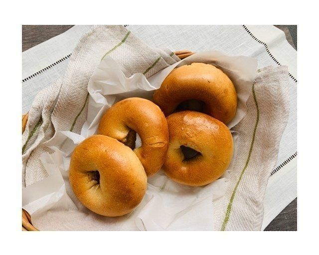 親子で一緒に作ろ！お砂糖不使用　もっちもちの甘酒ベーグル　〈レシピあり〉