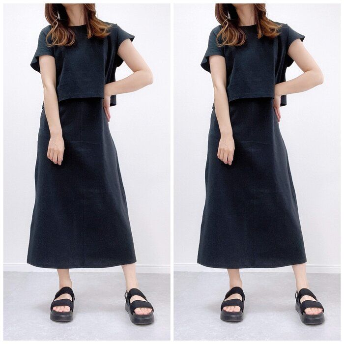 【GU】お迎えや公園コーデに！最強ワンピ