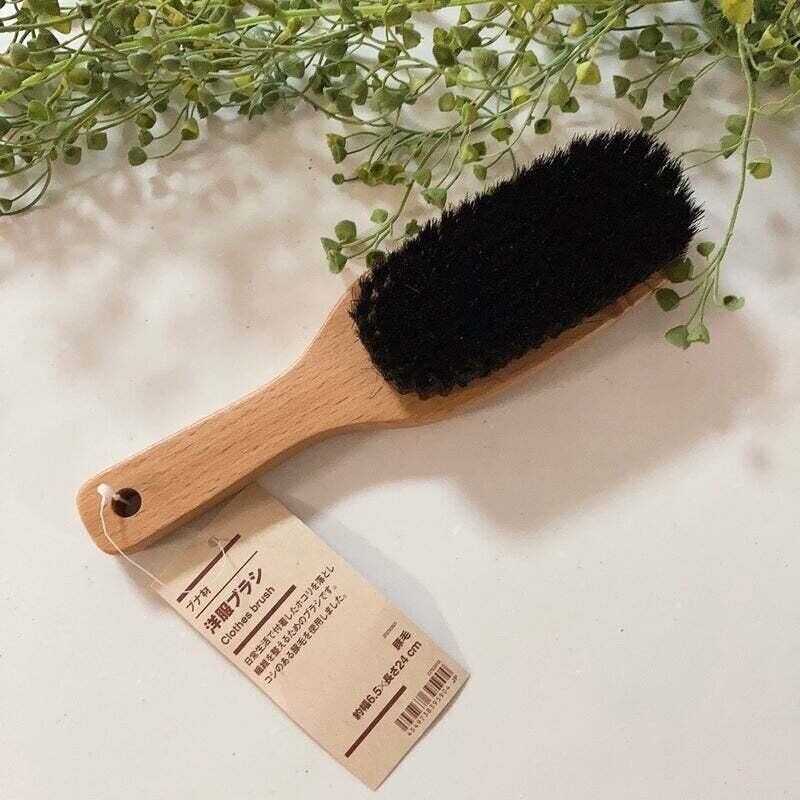 無印良品の洋服ブラシ使ってみて！優秀すぎて手放せない！