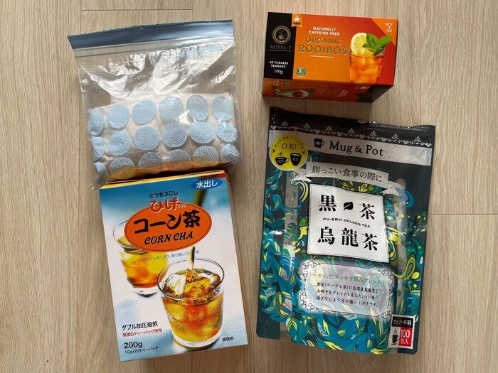 【1リットル10円以下！】水出しできるお茶4選