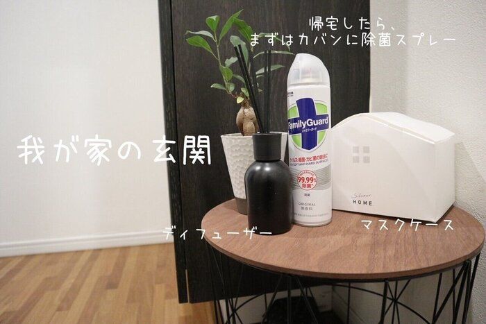 我が家の玄関～ディスプレイ棚に置いているもの～