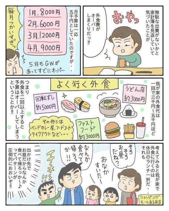 オーバーしがちな外食費のおさえ方
